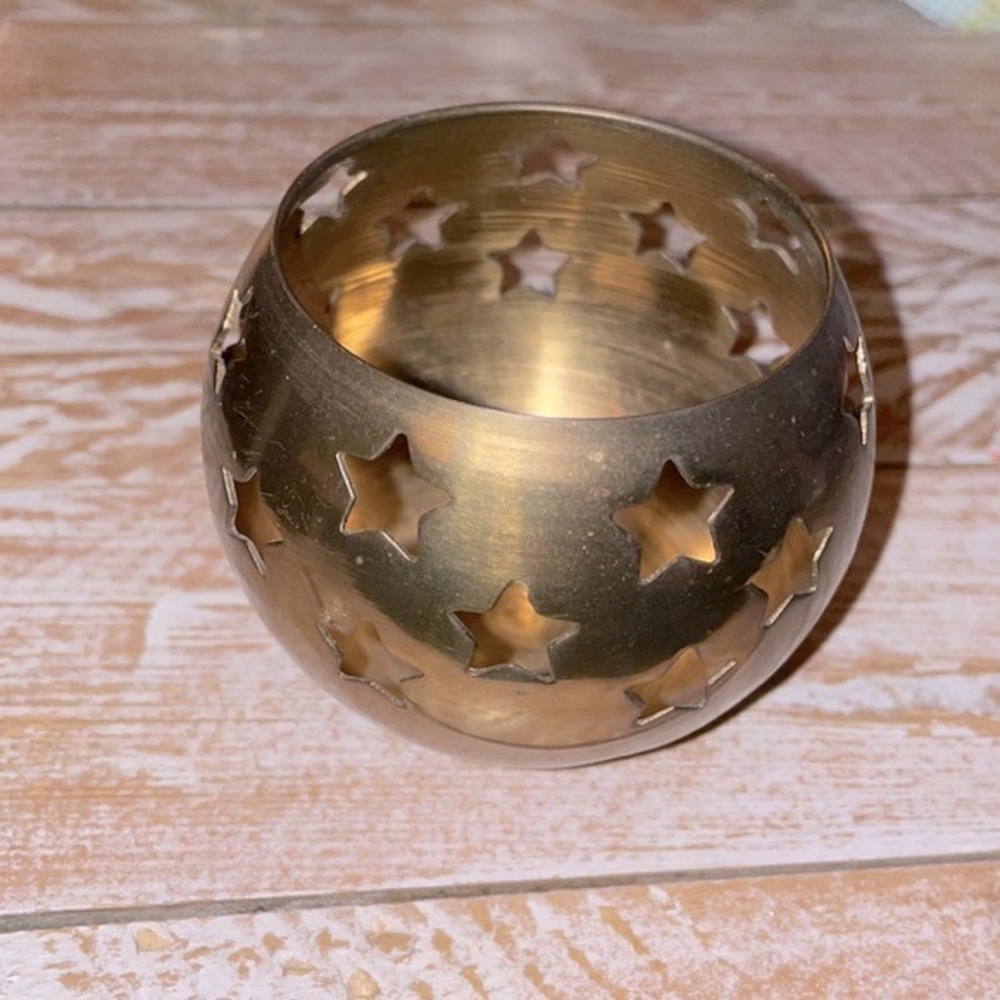 ⭐️Star Brass Votive Candle Holder⭐️